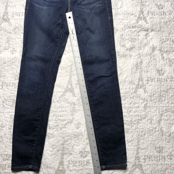 FRAME Le Skinny De Jeanne Cropped Women's 25 Skinny Mid-Rise Stretch Denim Pants - Picture 9 of 9
